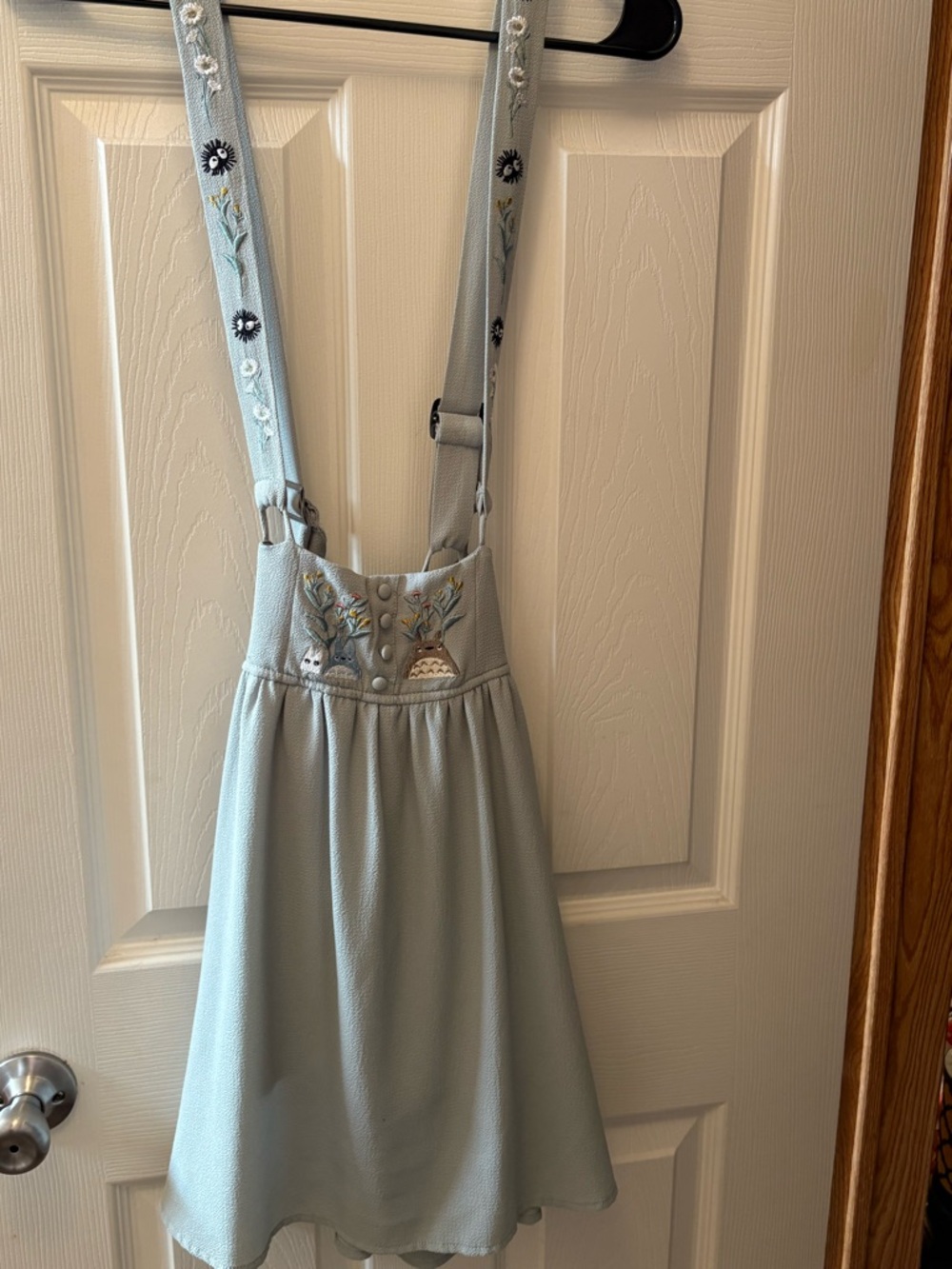 Her Universe Studio Ghibli My Neighbor Totoro Floral Suspender Skirt - Picture 2 of 5